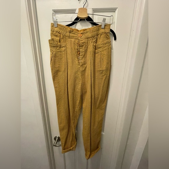 NWT Free People Make A Stand Trousers in Sepia - Picture 5 of 7